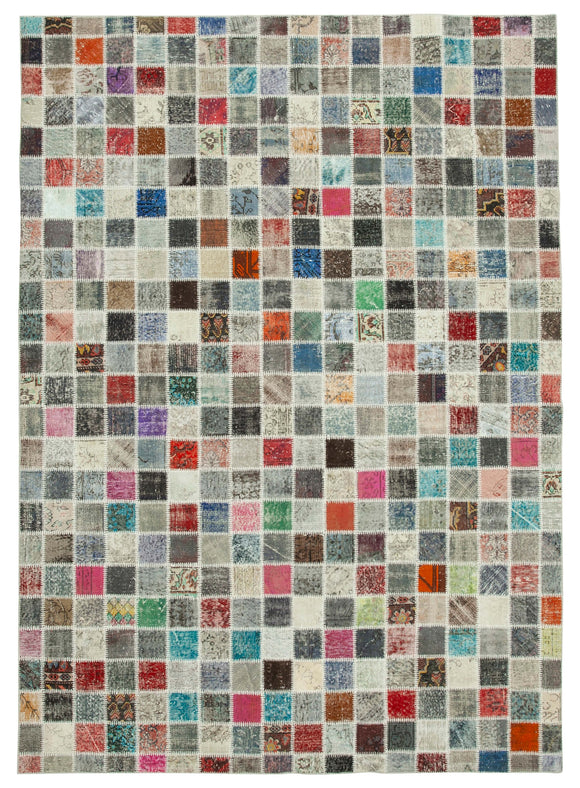 8x12 Multicolor Patchwork Rug- 34866