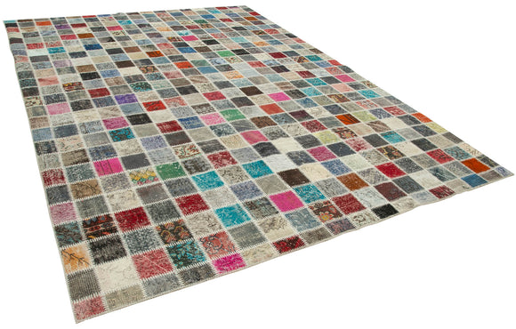 8x12 Multicolor Patchwork Rug- 34866