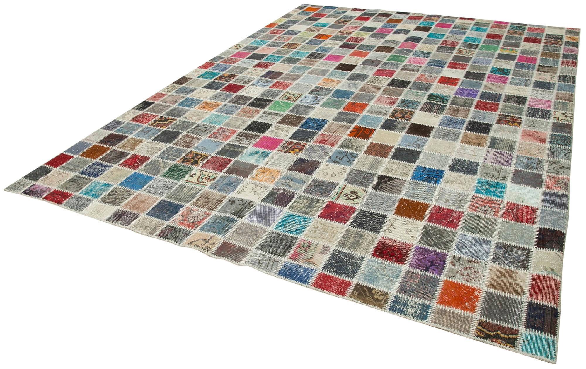 8x12 Multicolor Patchwork Rug- 34866