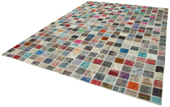 8x12 Multicolor Patchwork Rug- 34866