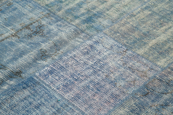 8x10 Blue Patchwork Rug - 34869