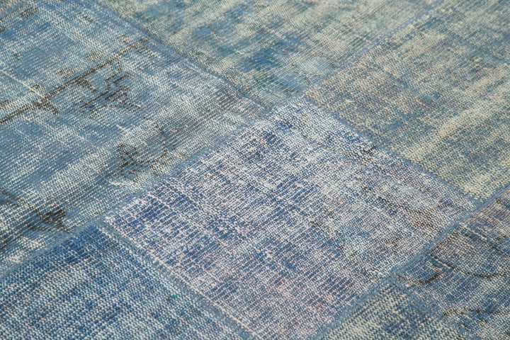 8x10 Blue Patchwork Rug - 34869