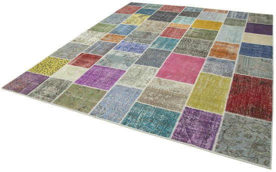 8x10 Multicolor Patchwork Rug - 34887