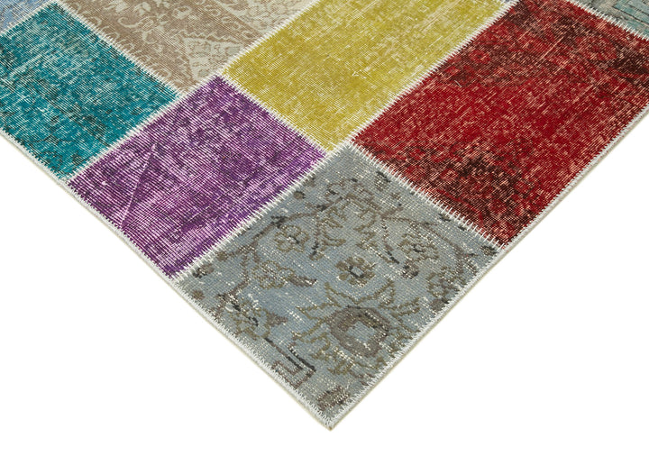8x10 Multicolor Patchwork Rug - 34887