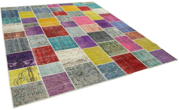 8x10 Multicolor Patchwork Rug - 34890