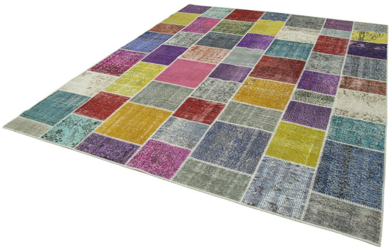 8x10 Multicolor Patchwork Rug - 34890