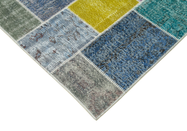 8x10 Multicolor Patchwork Rug - 34890