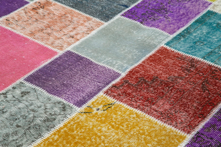 8x10 Multicolor Patchwork Rug - 34890