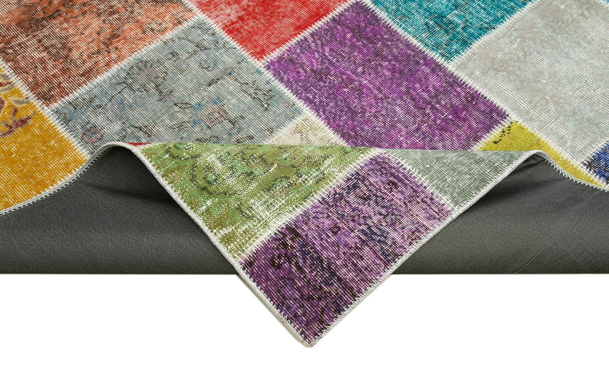 8x10 Multicolor Patchwork Rug - 34896
