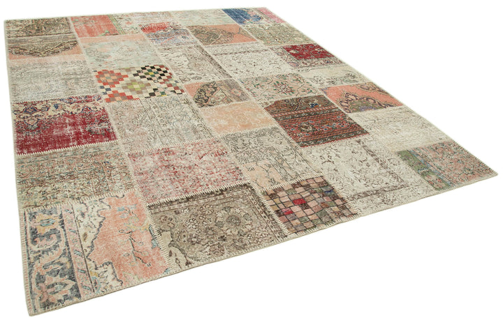 8x10 Multicolor Patchwork Rug - 34907