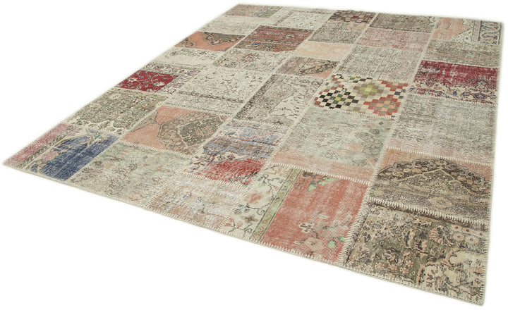 8x10 Multicolor Patchwork Rug - 34907