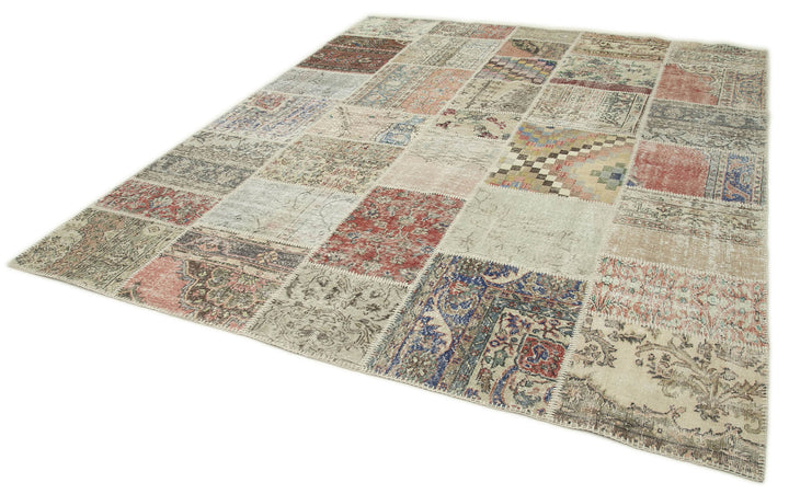 8x10 Multicolor Patchwork Rug - 34914