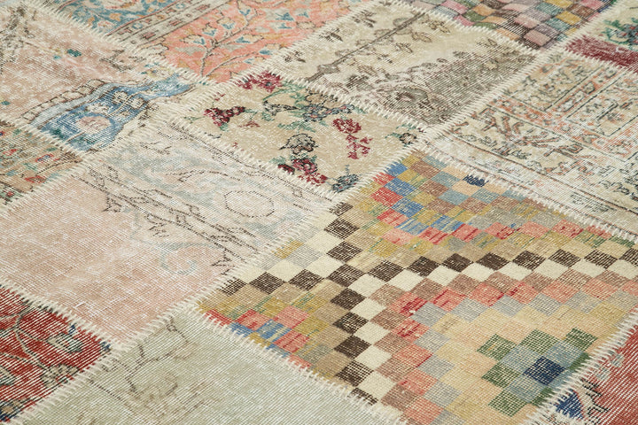 8x10 Multicolor Patchwork Rug - 34914