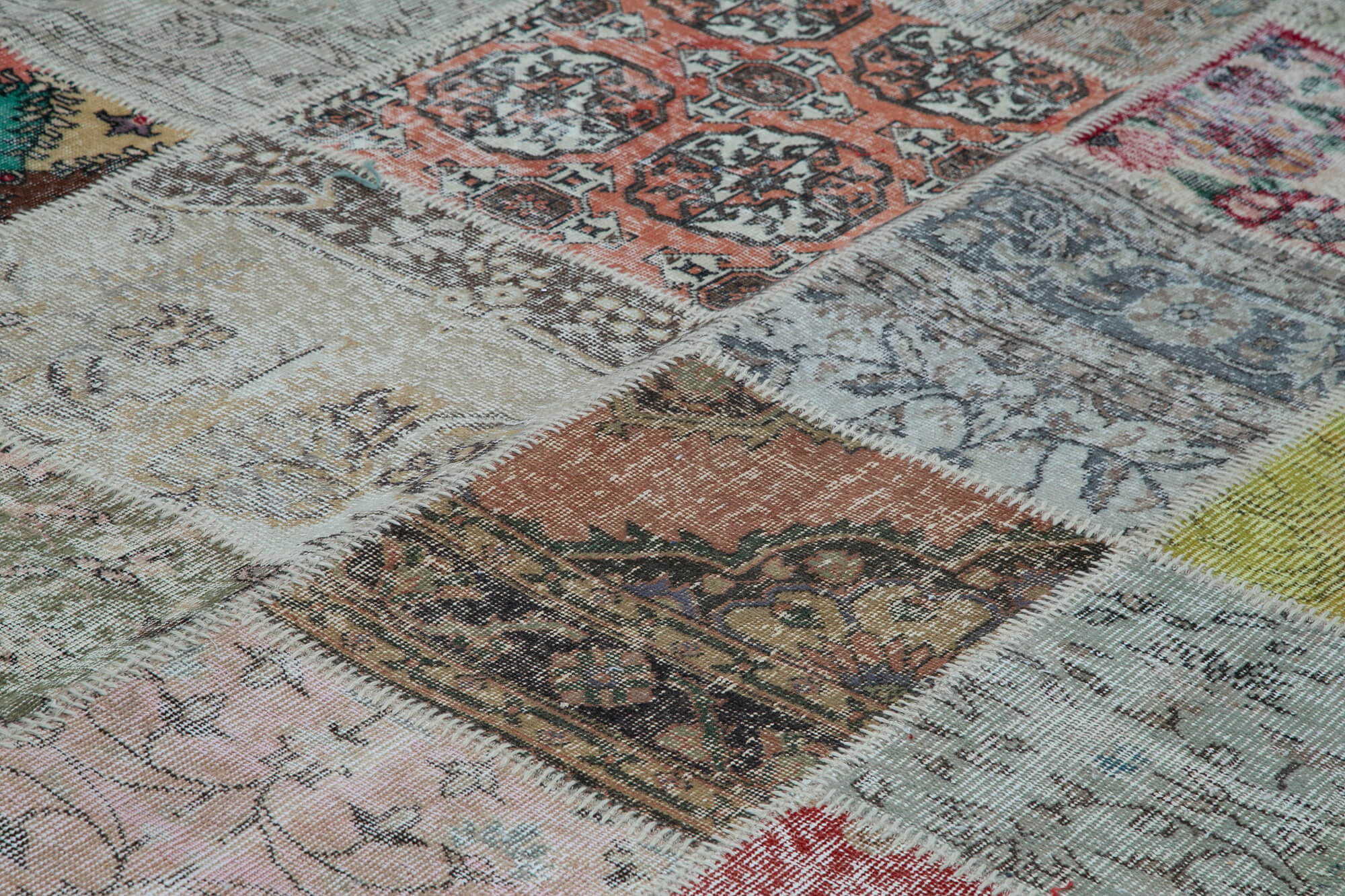 10x13 Multicolor Patchwork Rug - 34954