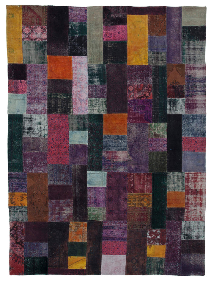 10x13 Multicolor Patchwork Rug - 34979