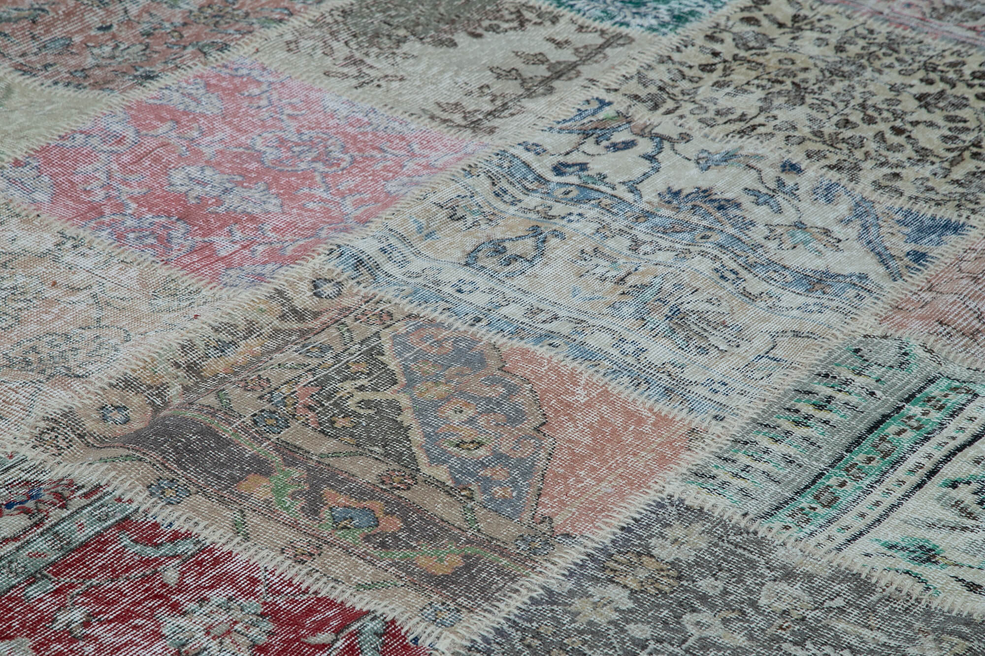 10x13 Multicolor Patchwork Rug - 34989