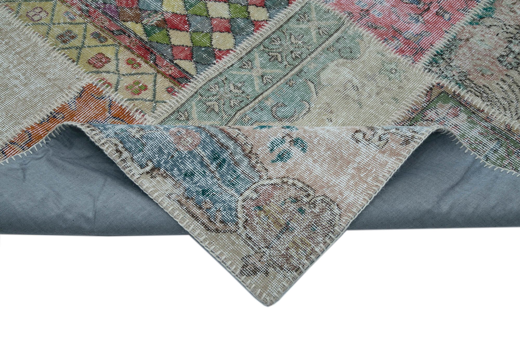 10x13 Multicolor Patchwork Rug - 34989