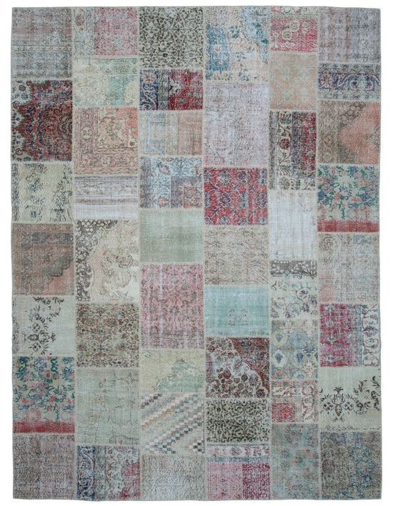 10x13 Multicolor Patchwork Rug - 34992