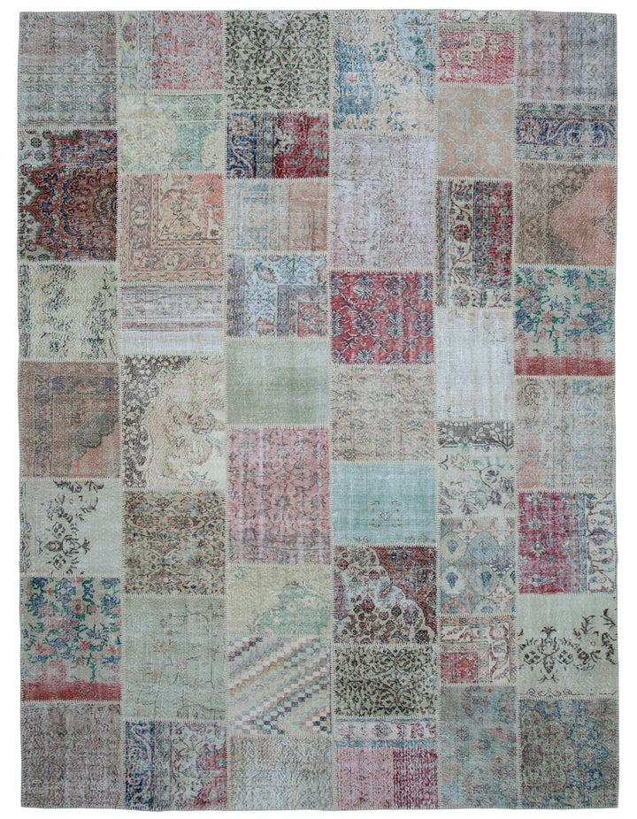 10x13 Multicolor Patchwork Rug - 34992