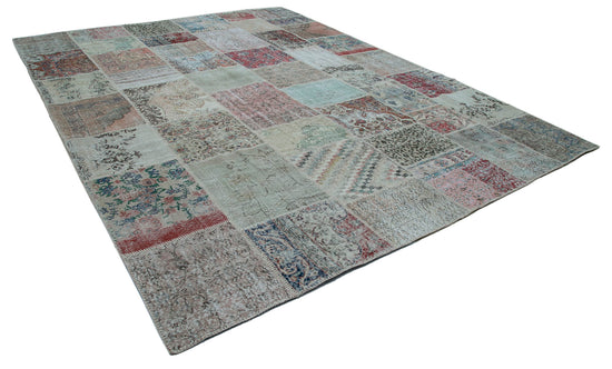 10x13 Multicolor Patchwork Rug - 34992