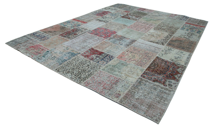 10x13 Multicolor Patchwork Rug - 34992