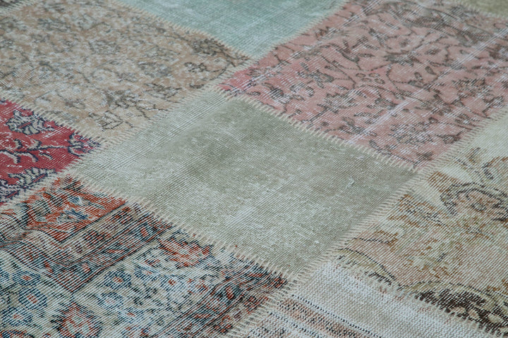 10x13 Multicolor Patchwork Rug - 34992