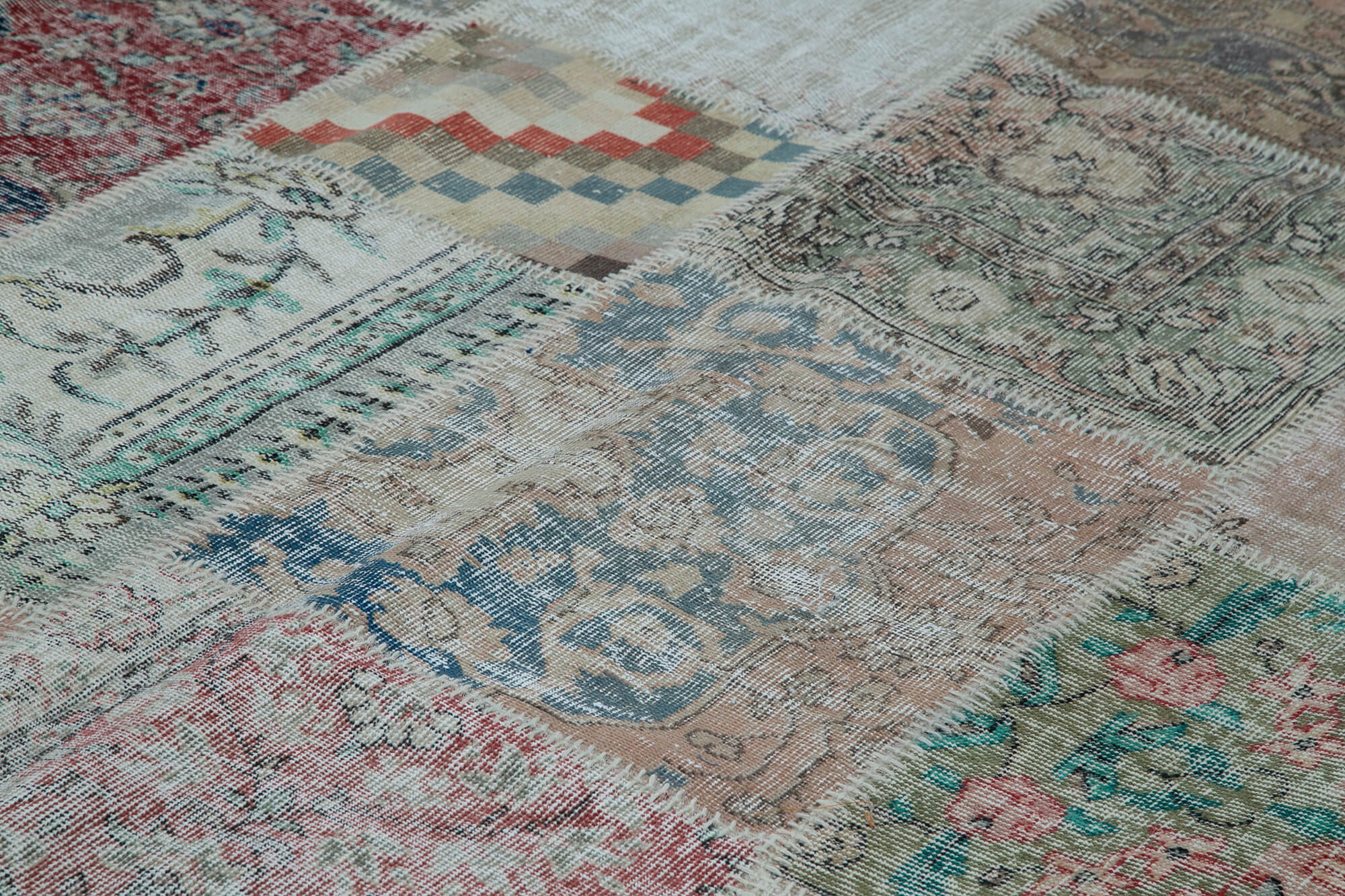 10x13 Multicolor Patchwork Rug - 34993
