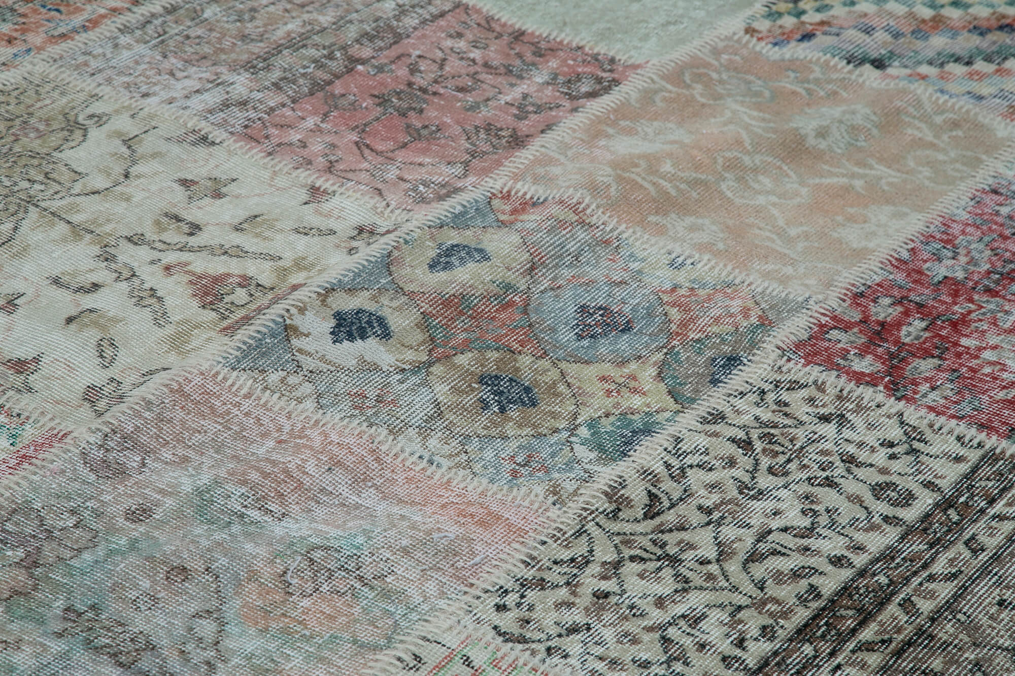 10x13 Multicolor Patchwork Rug - 34996
