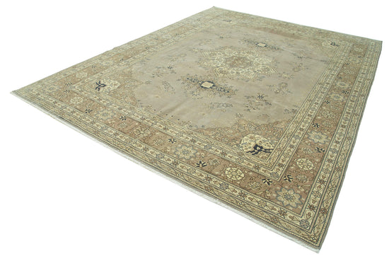 9x12 Beige Vintage Large Area Rug - 35134