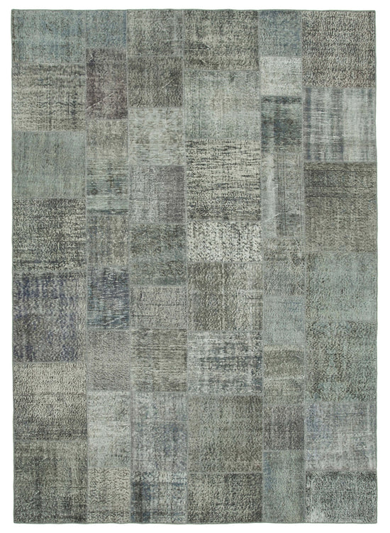 8x11 Grey Patchwork Rug- 35193
