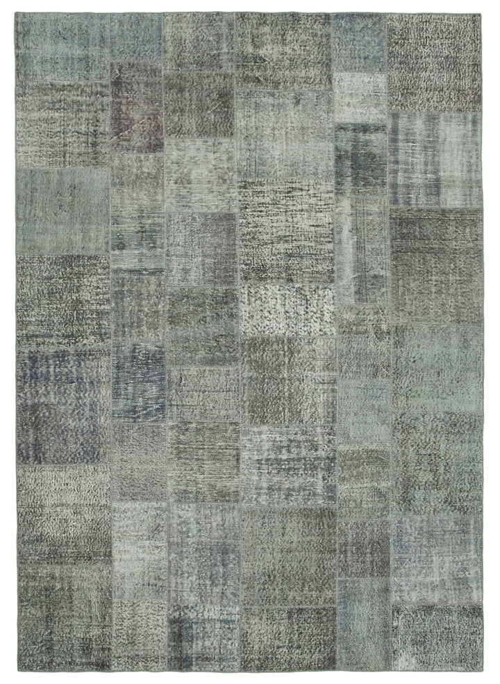 8x11 Grey Patchwork Rug- 35193