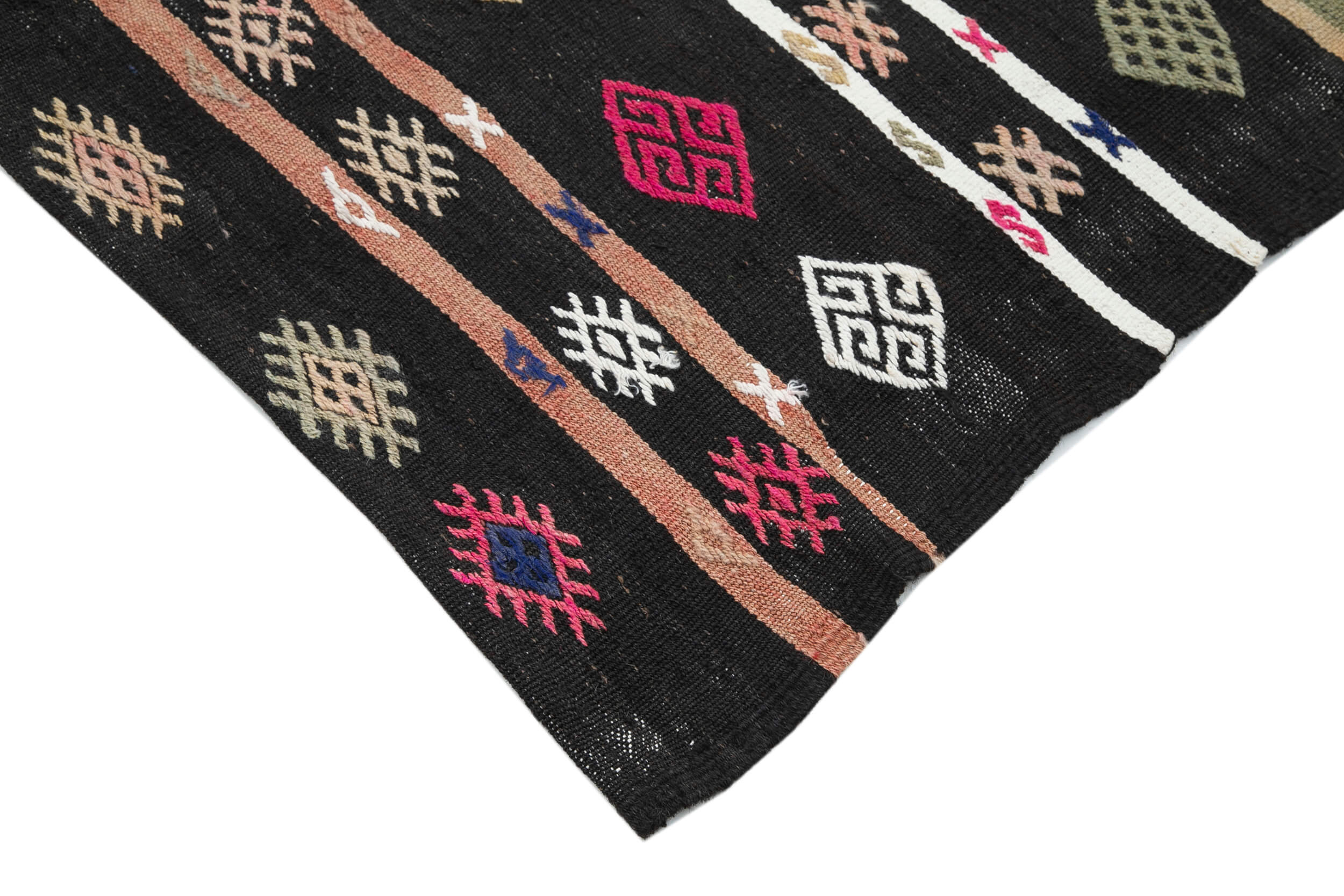 5x10 Brown Vintage Turkish Kilim Rug - 35356