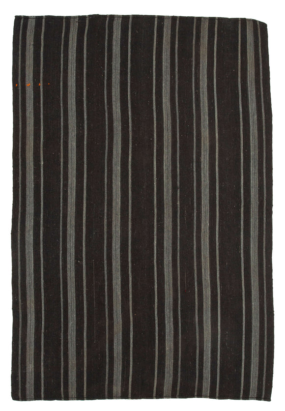 6x9 Authentic Turkish Goat Hair Kilim - 35428