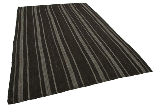 6x9 Authentic Turkish Goat Hair Kilim - 35428