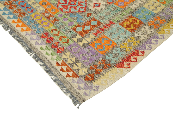 8x11 Multicolor Contemporary Area Rug - 35468