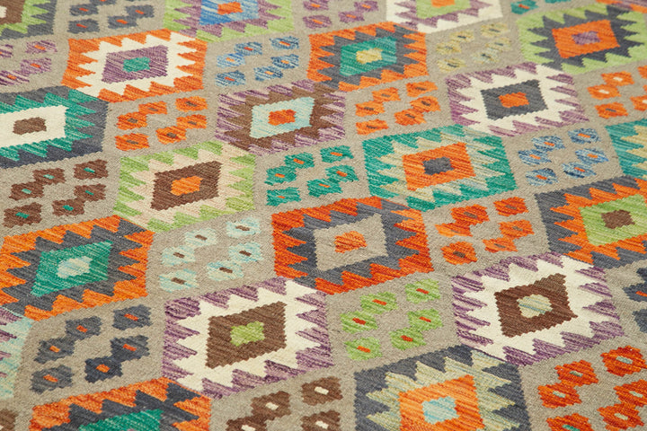 8x11 Multicolor Contemporary Area Rug - 35469