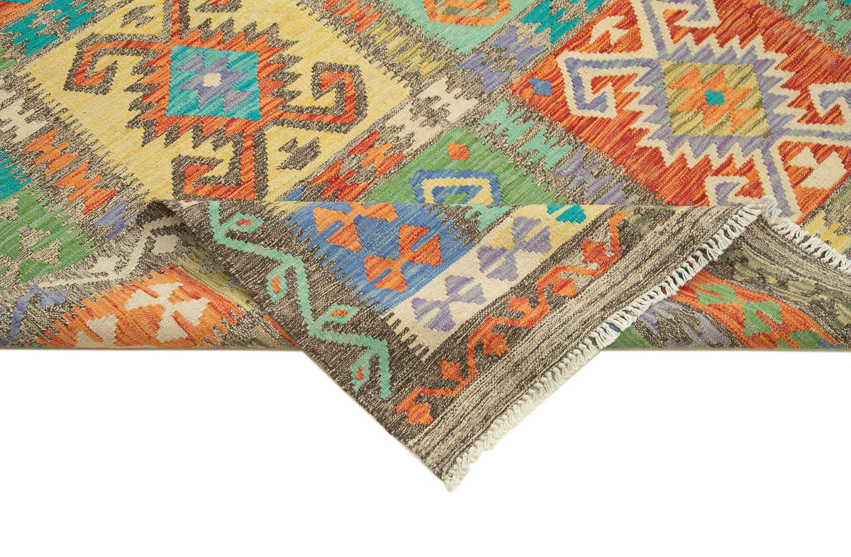 9x11 Multicolor Contemporary Area Rug - 35470
