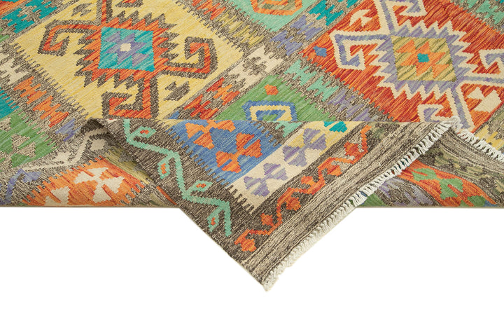 9x11 Multicolor Contemporary Area Rug - 35470