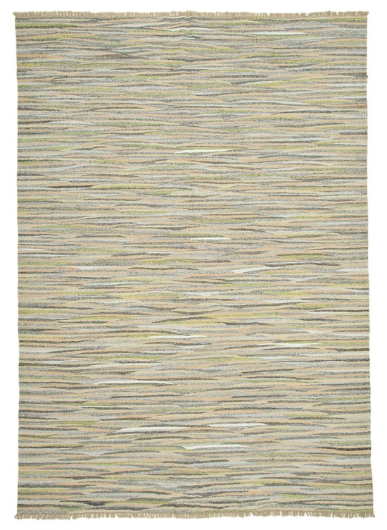 9x13 Multicolor Contemporary Area Rug - 35481