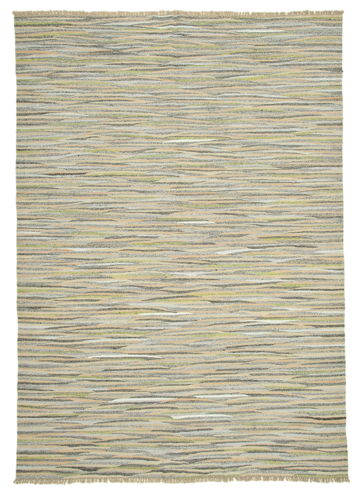 9x13 Multicolor Contemporary Area Rug - 35481