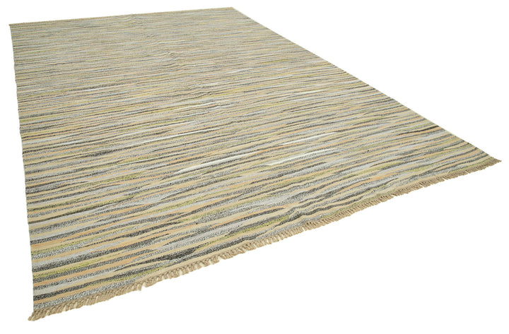 9x13 Multicolor Contemporary Area Rug - 35481