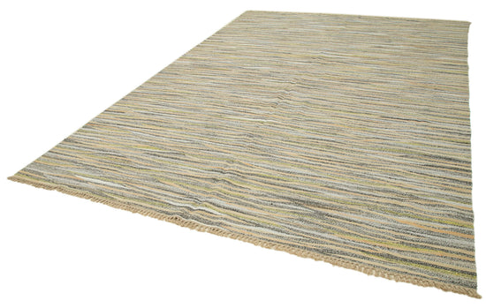 9x13 Multicolor Contemporary Area Rug - 35481