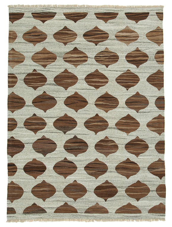 8x11 Grey Contemporary Area Rug - 35483