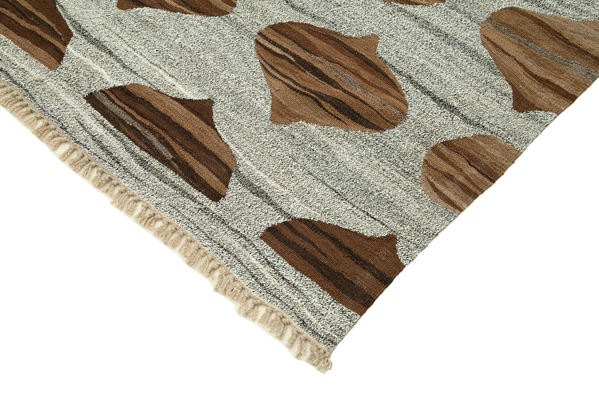 8x11 Grey Contemporary Area Rug - 35483