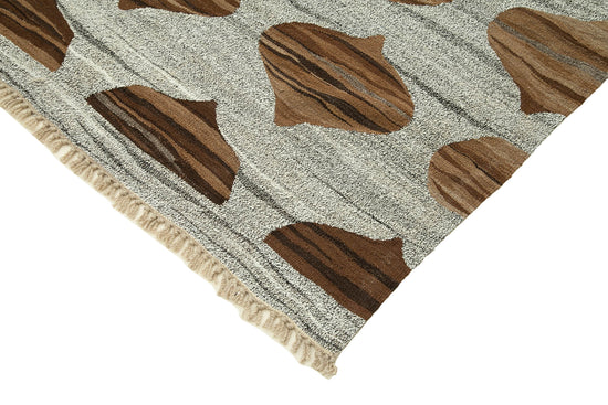 8x11 Grey Contemporary Area Rug - 35483