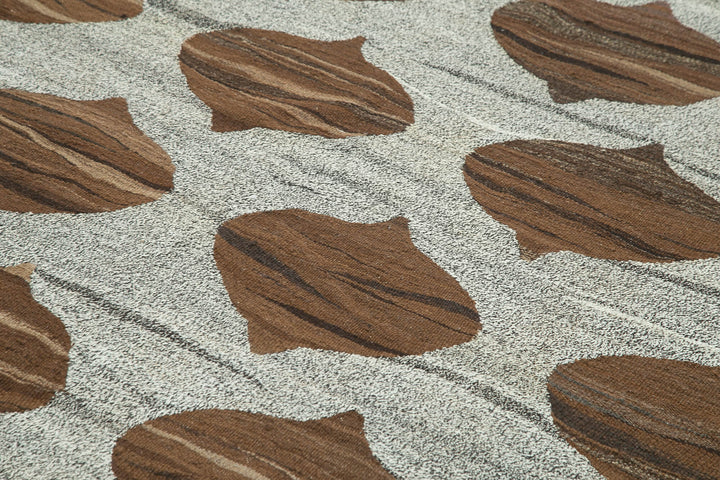 8x11 Grey Contemporary Area Rug - 35483