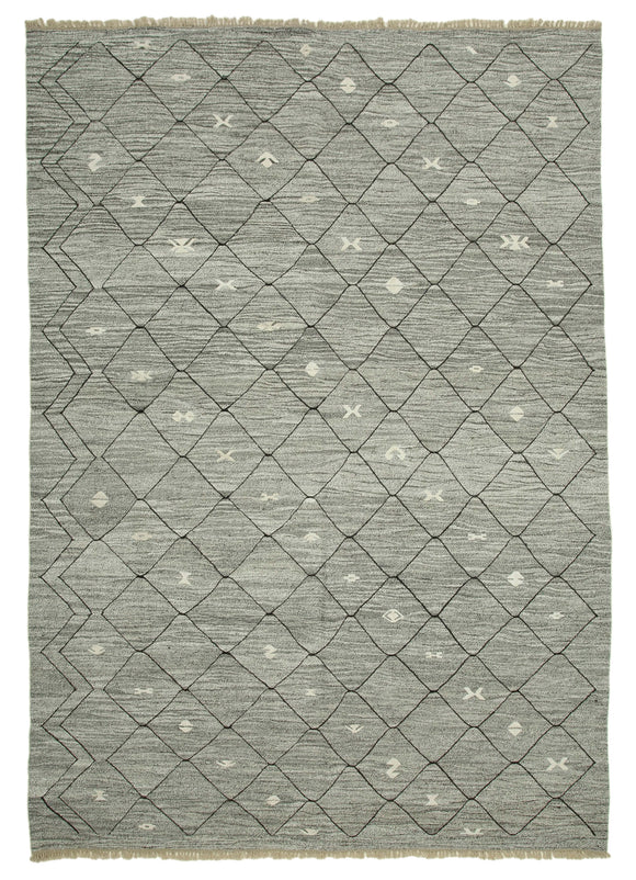 10x14 Grey Contemporary Area Rug - 35485