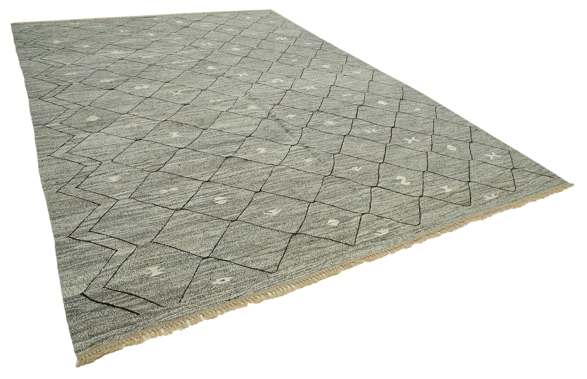 10x14 Grey Contemporary Area Rug - 35485
