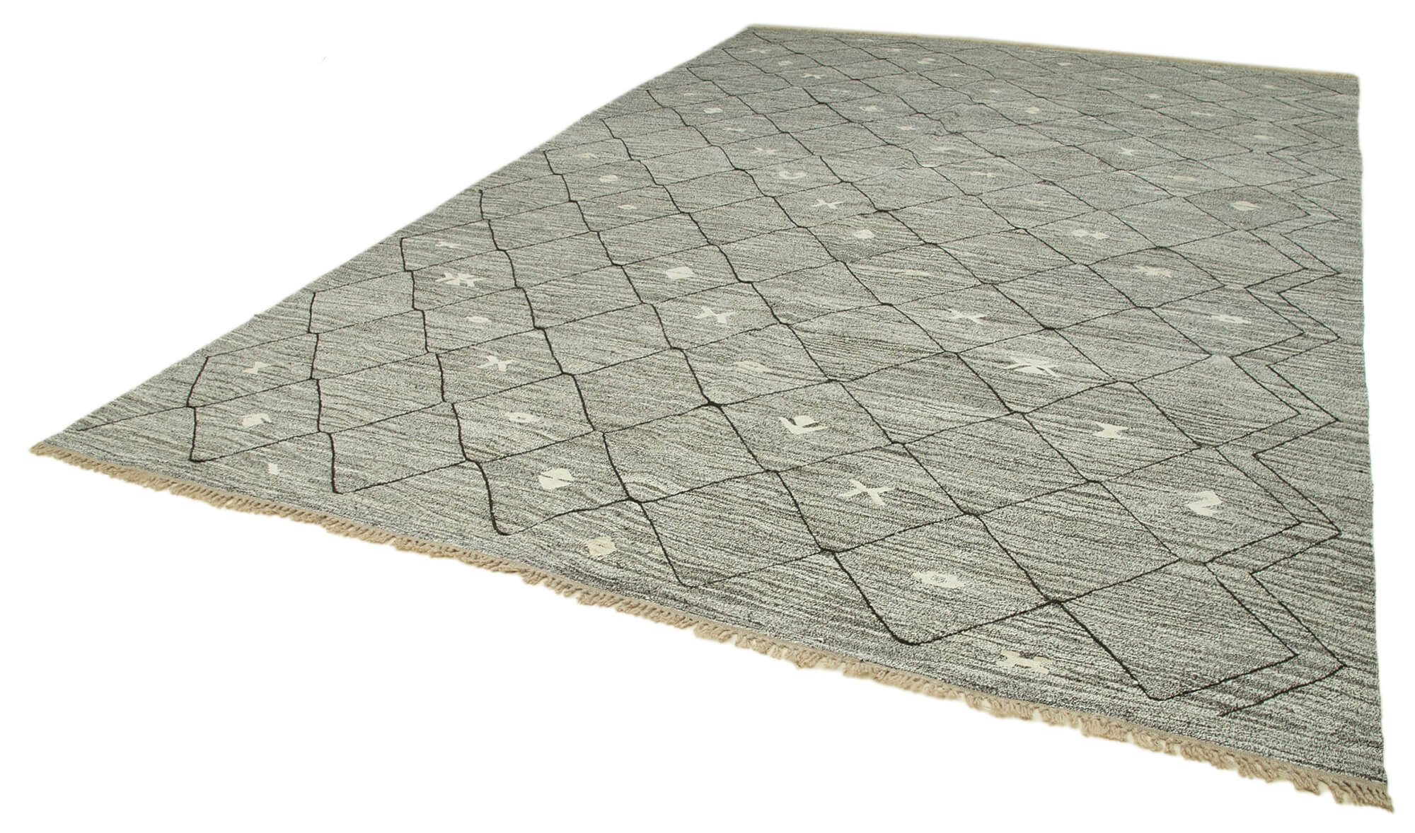 10x14 Grey Contemporary Area Rug - 35485