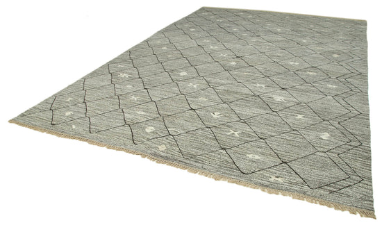 10x14 Grey Contemporary Area Rug - 35485